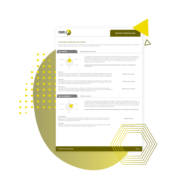 PDF de résultats du test IRMR3